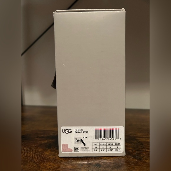 UGG Baby Classic Pink Booties - Picture 3 of 5